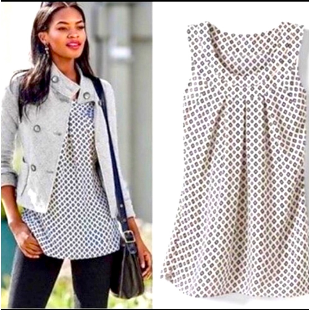 Cabi Cleo Tunic Sleeveless
Printed Scoop Neck Blouse Tank Sz‎ S